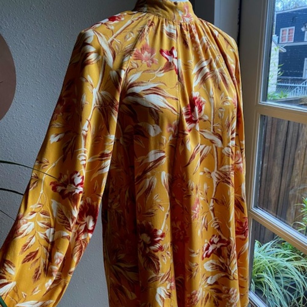 H&M High Neck Swing Mini Dress